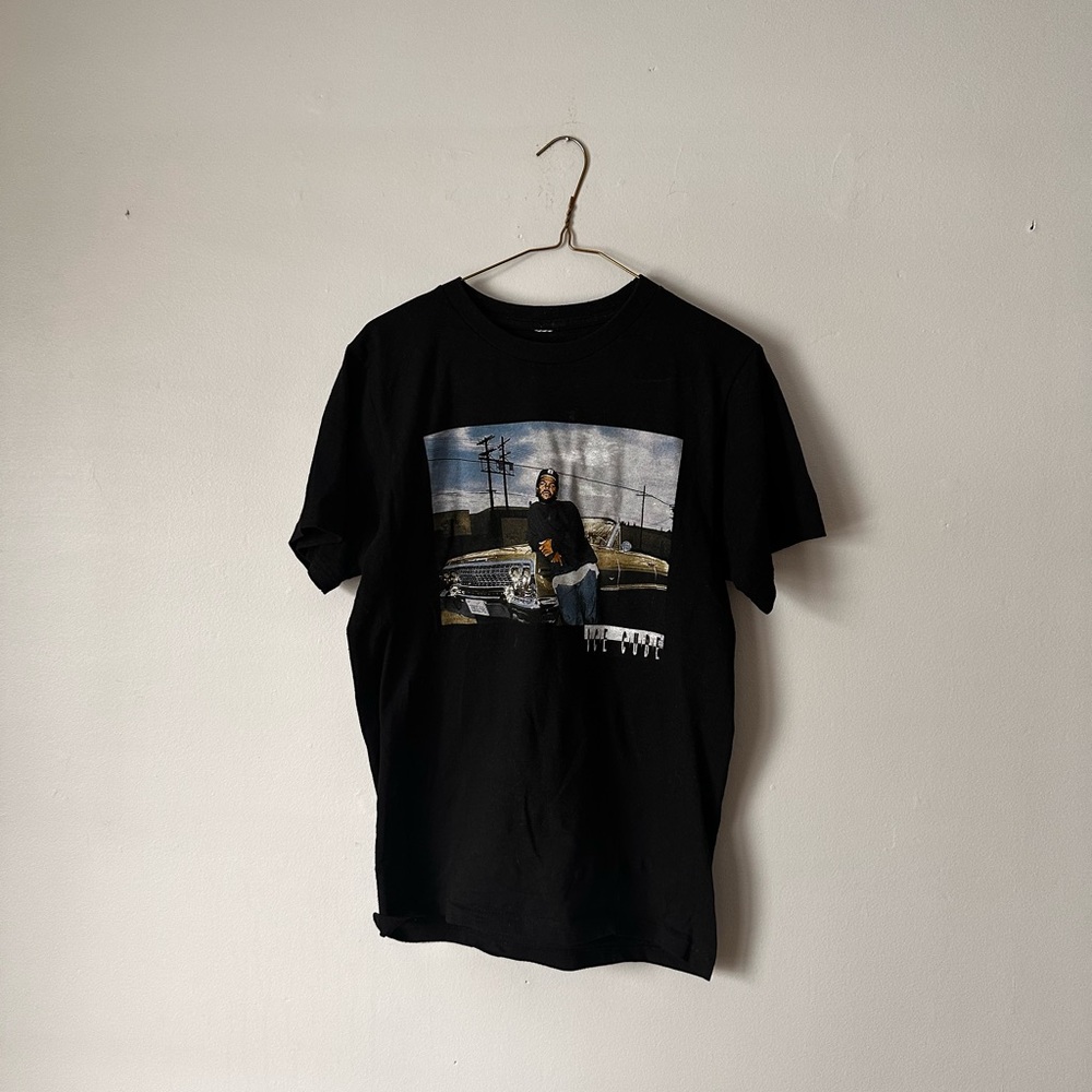 (ICE CUBE) black Graphic T-Shirt